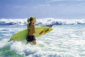 Swimming and Surfing - George