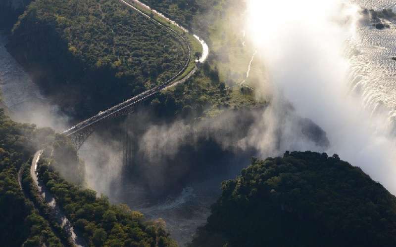 Bungee Jumping at the Victoria Falls