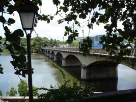 Nahebourg Bridge at Southern Mauritius