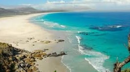 View over Noordhoek Beach from Chapmans Peak Drive