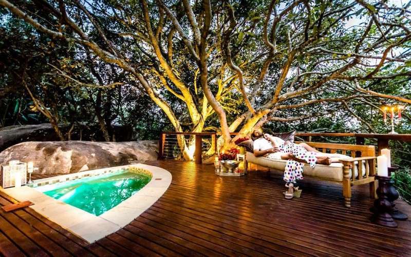Private plunge pool