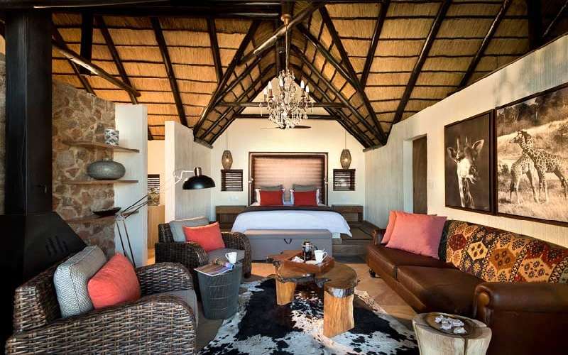 Tshukudu Bush Lodge Lounge