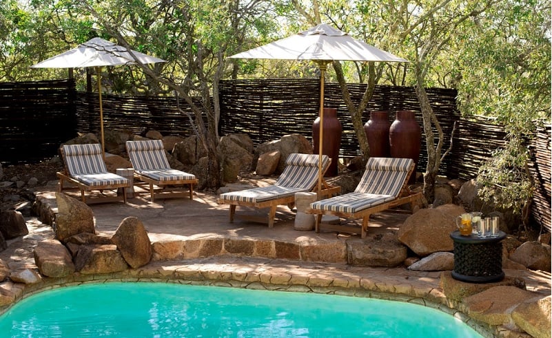 Tshukudu Bush Lodge pool
